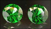 DEMANTOID PAIR (Russia) - 1.25 ct. T.W. (All uses; N)