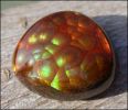 FIRE AGATE CABOCHON (U.S.A.) � 7.80 ct.