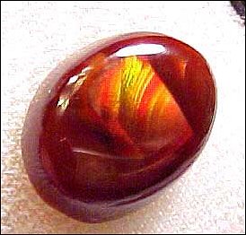 FIRE AGATE CABOCHON (Mexico) – 6.5 ct. (All uses, N)